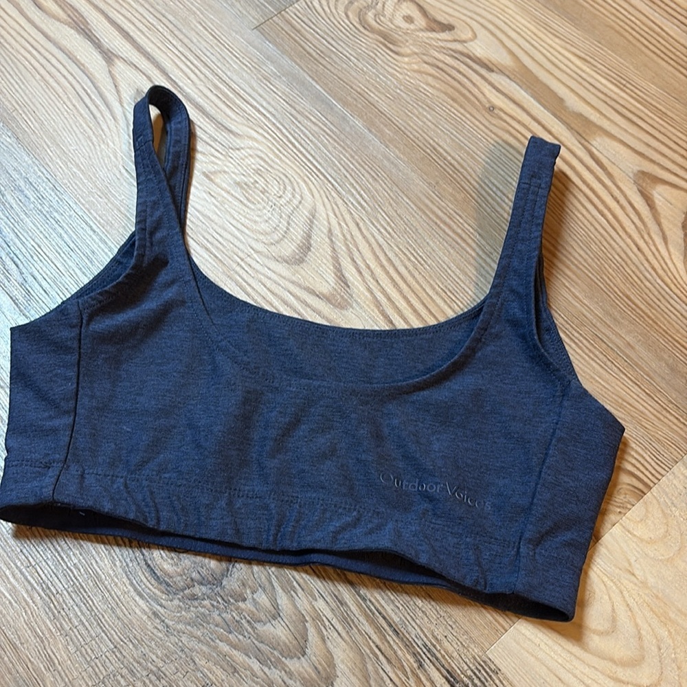 Outdoor Voice Double Time Bra 2.0 Navy Blue — image 3 of 5